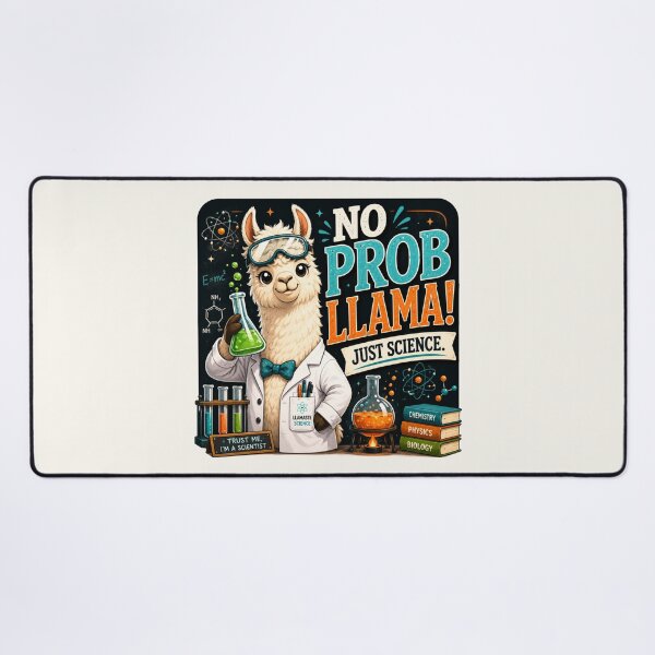 Item preview, Funny Science Teacher Gift | No Probllama STEM Classroom Decor designed and sold by astersgraphics.