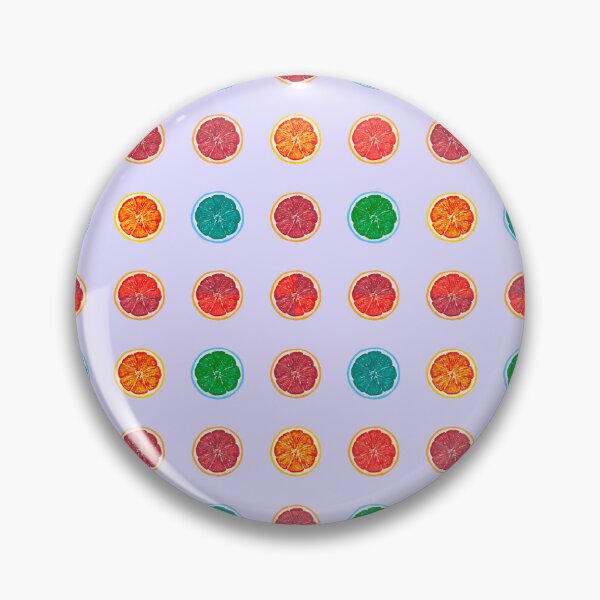 Item preview, Colorful Citrus Slices Pattern Pastel Lavender Background Modern Fruit Design designed and sold by Almanzart.