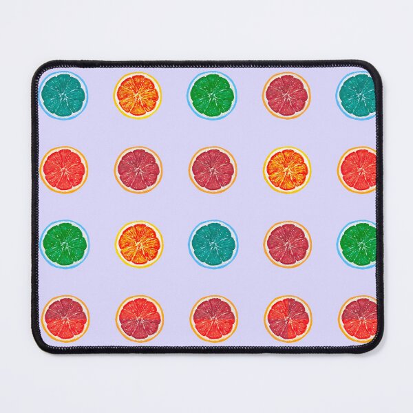 Item preview, Colorful Citrus Slices Pattern Pastel Lavender Background Modern Fruit Design designed and sold by Almanzart.