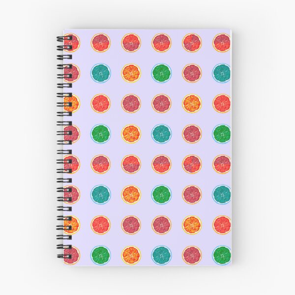 Item preview, Colorful Citrus Slices Pattern Pastel Lavender Background Modern Fruit Design designed and sold by Almanzart.