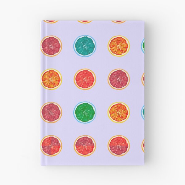 Item preview, Colorful Citrus Slices Pattern Pastel Lavender Background Modern Fruit Design designed and sold by Almanzart.