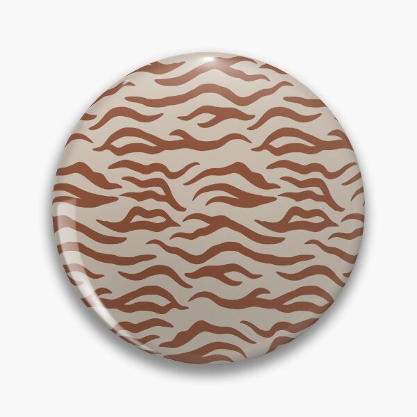 Item preview, Sand and Copper tiger print designed and sold by pattern-archive.