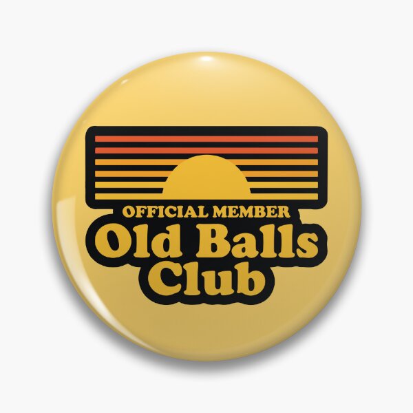 Item preview, Official Member Old Balls Club Funny Vintage Aging Humor designed and sold by BrownHorse90s.