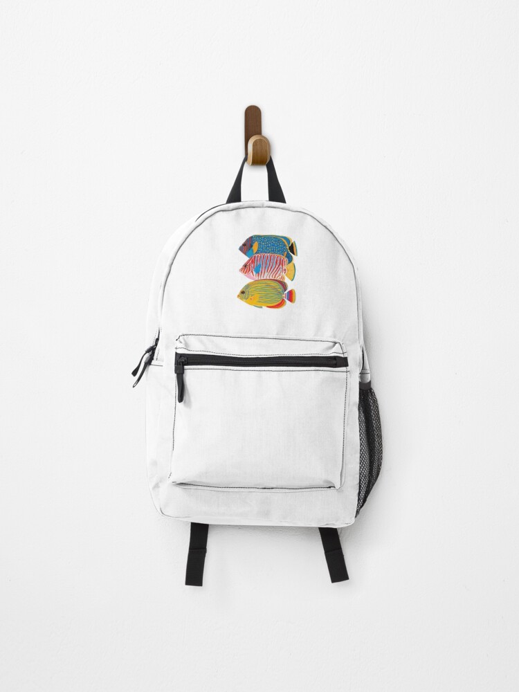 Thumbnail 1 of 3, Backpack, Three Fish, One Ocean Story designed and sold by SoftCoverLab.