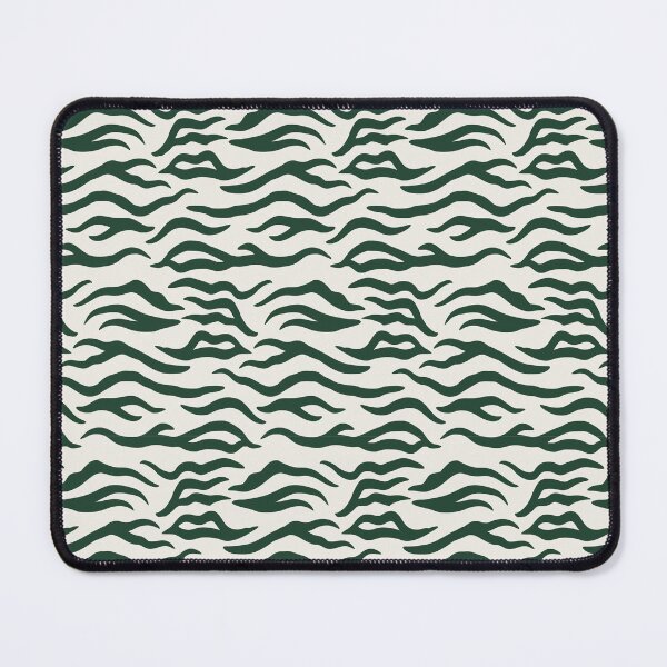 Item preview, Cream and Green tiger print designed and sold by pattern-archive.