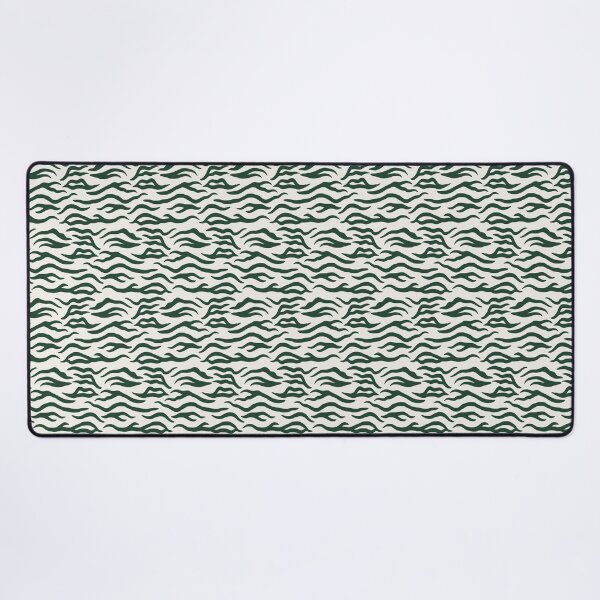 Item preview, Cream and Green tiger print designed and sold by pattern-archive.