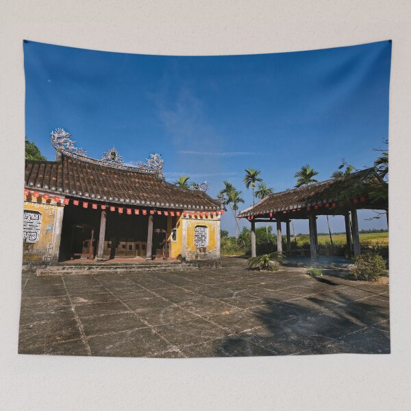 Item preview, An ancient building with iconic yellow walls designed and sold by franck380.