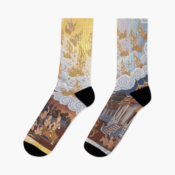 Item preview, The Thai Triumph of Saint Ignatius - Traditional Asian Art Reimagined designed and sold by SIAM MERMAID.