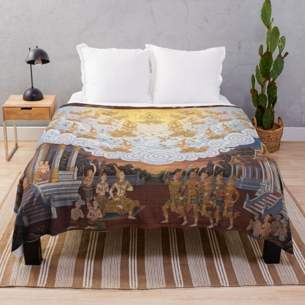 Item preview, The Thai Triumph of Saint Ignatius - Traditional Asian Art Reimagined designed and sold by SIAM MERMAID.