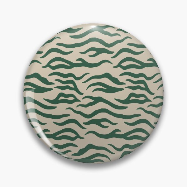 Item preview, Sand and Green tiger print designed and sold by pattern-archive.