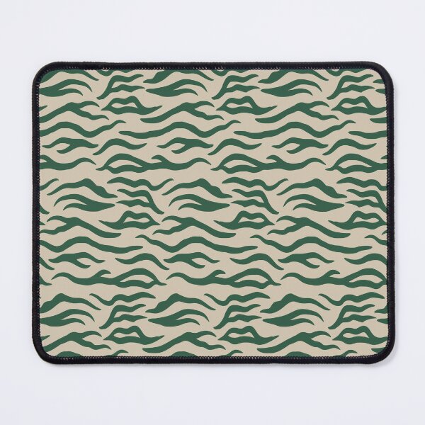 Item preview, Sand and Green tiger print designed and sold by pattern-archive.