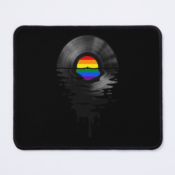 Item preview, Melting Vinyl Record Rainbow Pride Music Art designed and sold by marke770.