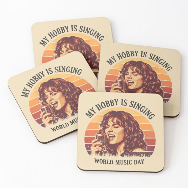 Item preview, Vintage Retro Singer Woman Art – World Music Day designed and sold by Art-Arcade6.