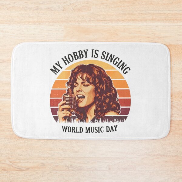 Item preview, Vintage Retro Singer Woman Art – World Music Day designed and sold by Art-Arcade6.