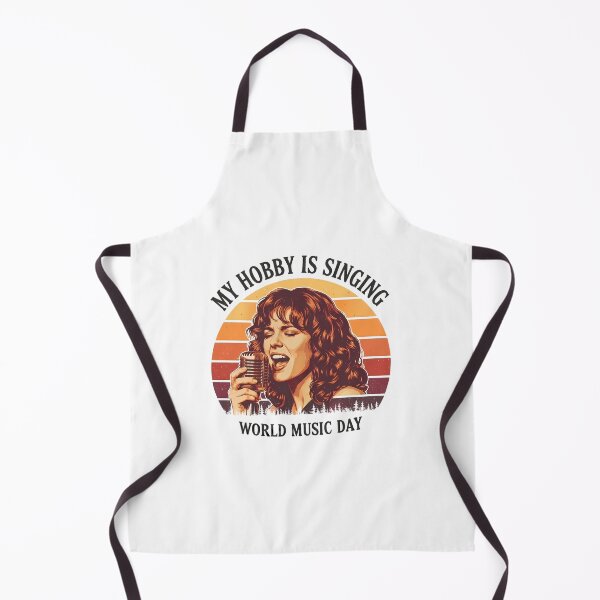 Item preview, Vintage Retro Singer Woman Art – World Music Day designed and sold by Art-Arcade6.