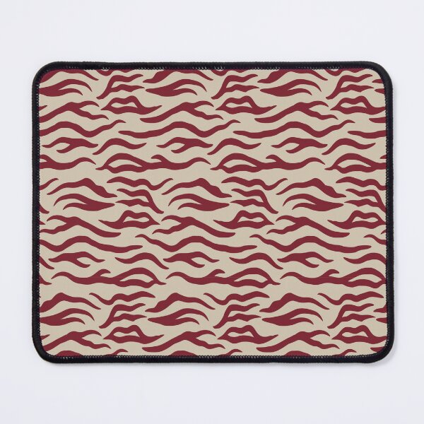 Item preview, Beige and Red tiger print designed and sold by pattern-archive.