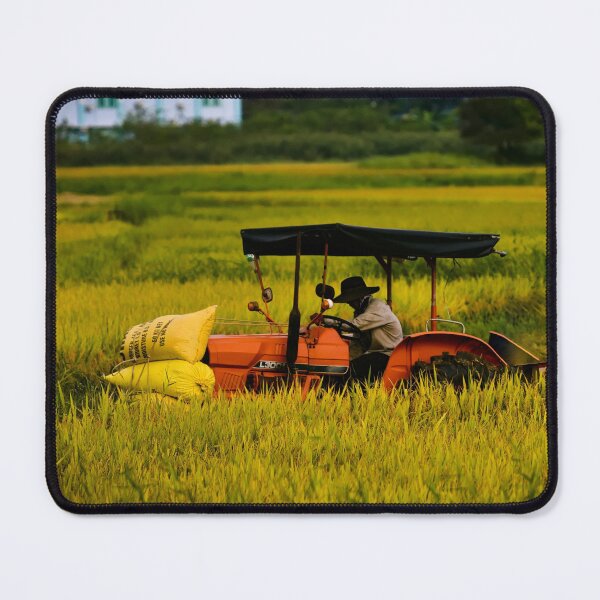 Item preview, Modern agricultural work in the rice paddies designed and sold by franck380.