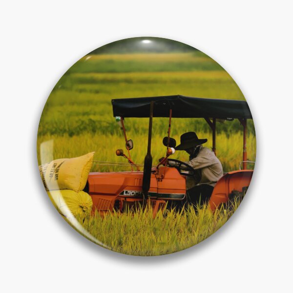 Item preview, Modern agricultural work in the rice paddies designed and sold by franck380.