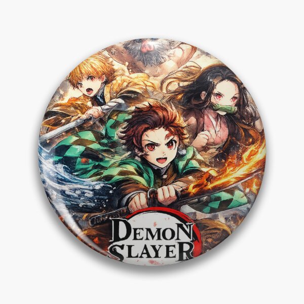 Item preview, Demon Slayer Heroes Action Sticker designed and sold by DiligentCreations.