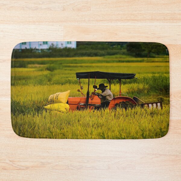 Item preview, Modern agricultural work in the rice paddies designed and sold by franck380.