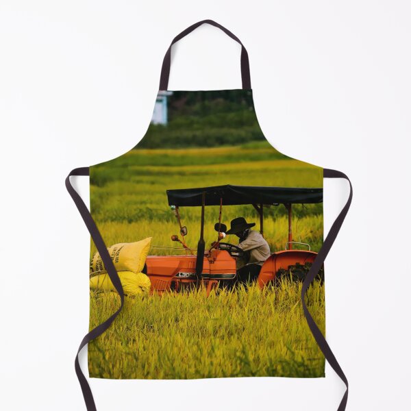 Item preview, Modern agricultural work in the rice paddies designed and sold by franck380.