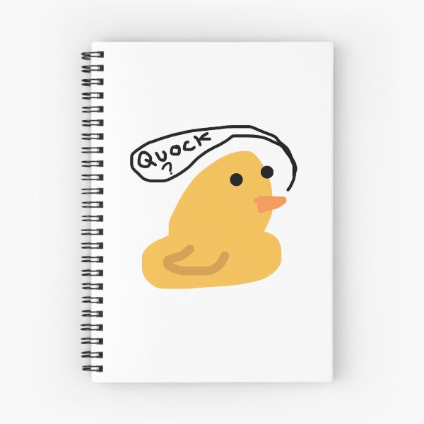 Item preview, Funny duck saying ‘quock?’ Sticker designed and sold by BeesBarn.