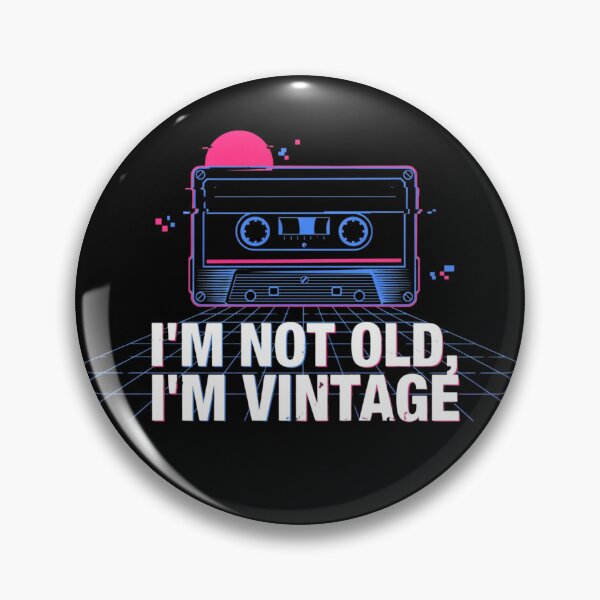 Item preview, Retro Aesthetic Vintage Cassette Tape - I'm Not Old I'm Vintage 90s Style designed and sold by Design_Your_Day.