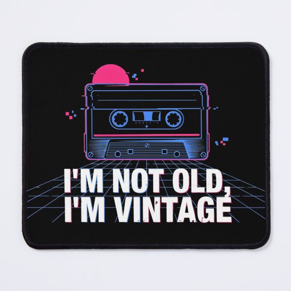 Item preview, Retro Aesthetic Vintage Cassette Tape - I'm Not Old I'm Vintage 90s Style designed and sold by Design_Your_Day.