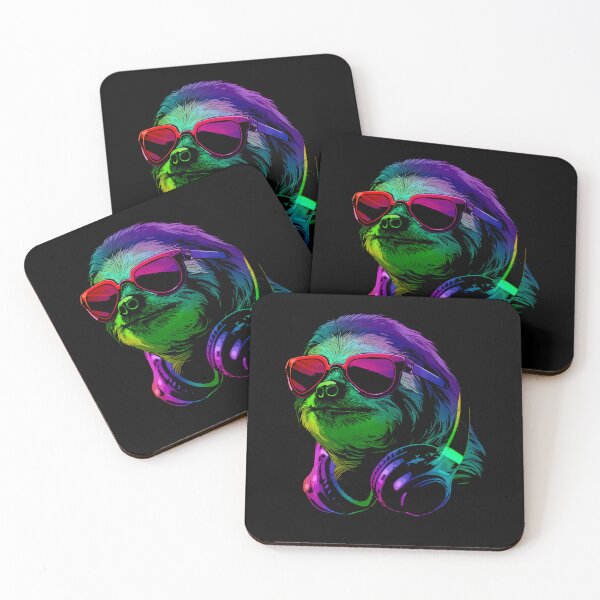 Item preview, Psychedelic Ape DJ Sunglasses Headphones Music designed and sold by marke770.
