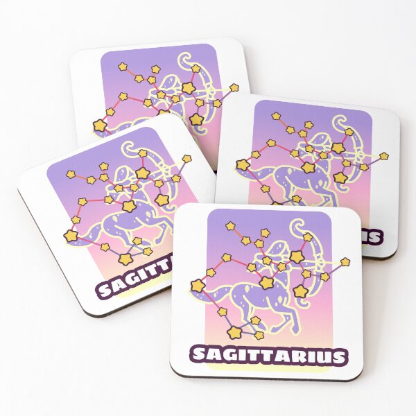 Item preview, Whimsical Sagittarius Zodiac Constellation – Colorful Celestial Star Art Illustration designed and sold by dittoon.
