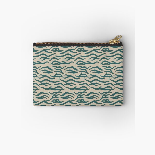 Item preview, Beige and Teal tiger print designed and sold by pattern-archive.