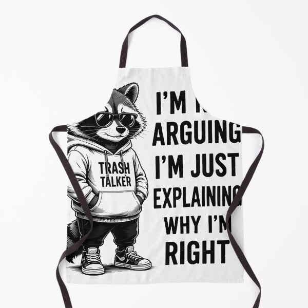 Item preview, Funny Trash Talker Raccoon I'm Not Arguing I'm Right designed and sold by R-B-Colors.