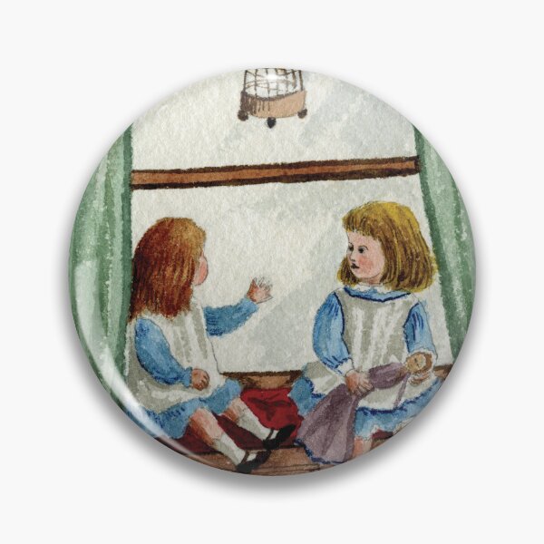 Item preview, Sisters on a window seat in Victorian England   designed and sold by TerryKerrImages.