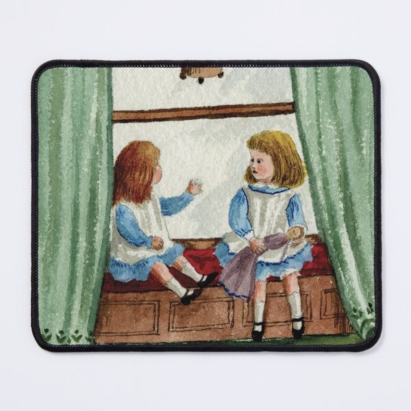 Item preview, Sisters on a window seat in Victorian England designed and sold by TerryKerrImages.