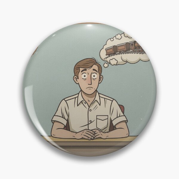 Item preview, National Institute of Lost Trains of Thought designed and sold by PictorialWhimsy.