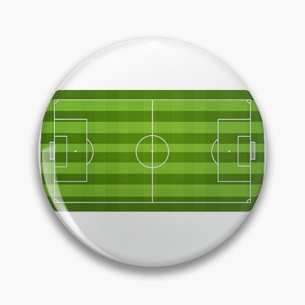 Item preview, Soccer Field Top View — Football Pitch Aerial Green Turf Art Print designed and sold by icemanphotos.