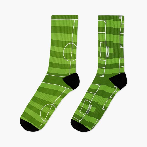 Item preview, Soccer Field Top View — Football Pitch Aerial Green Turf Art Print designed and sold by icemanphotos.