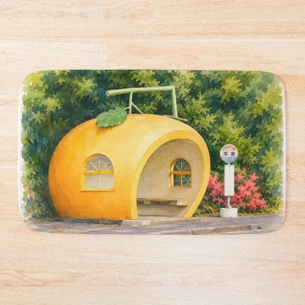 Item preview, Orange Bus Stop designed and sold by HOMETOWN86.