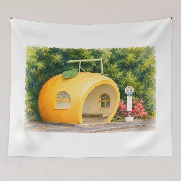 Item preview, Orange Bus Stop designed and sold by HOMETOWN86.
