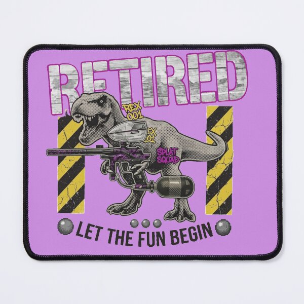 Item preview, Retired T-rex having fun at the paintball field. designed and sold by PaintballCrew.