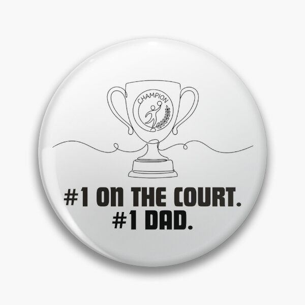 Item preview, Number 1 on Court Number 1 Dad  designed and sold by RunningWhiskers.
