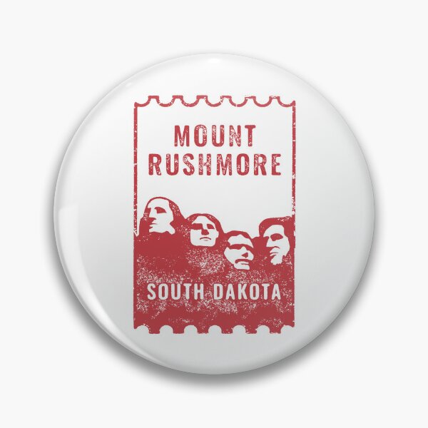 Item preview, Vintage Mount Rushmore South Dakota Travel Stamp designed and sold by RickTShop.