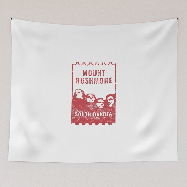 Item preview, Vintage Mount Rushmore South Dakota Travel Stamp designed and sold by RickTShop.
