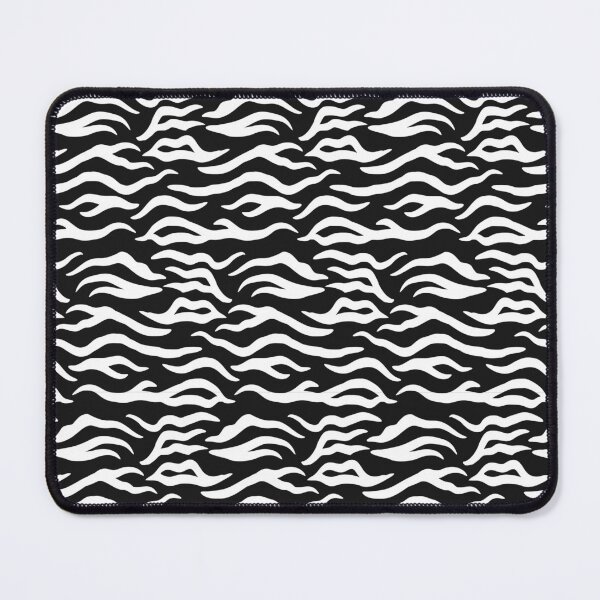 Item preview, Black and White tiger print designed and sold by pattern-archive.