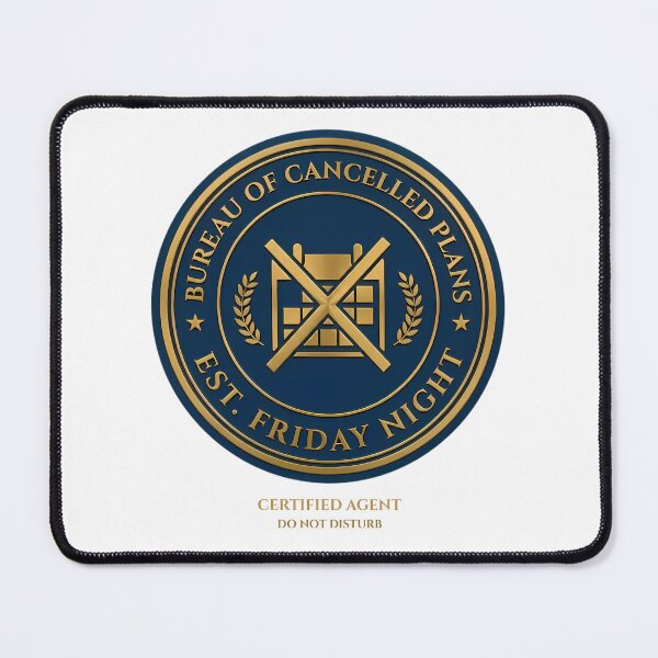 Item preview, Bureau Of Cancelled Plans Funny Introvert Seal Humor Gift designed and sold by how-is-design.