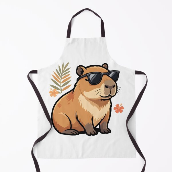 Item preview, Unbothered Capybara — Cool Capybara with Sunglasses designed and sold by tommysworks.
