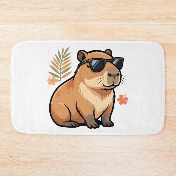 Item preview, Unbothered Capybara — Cool Capybara with Sunglasses designed and sold by tommysworks.