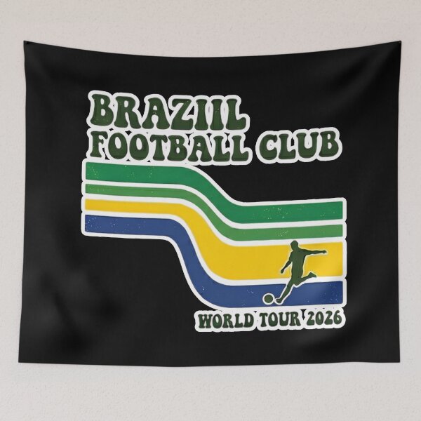 Item preview, Brazil Football Club World Tour 2026 designed and sold by Khadigadesings.