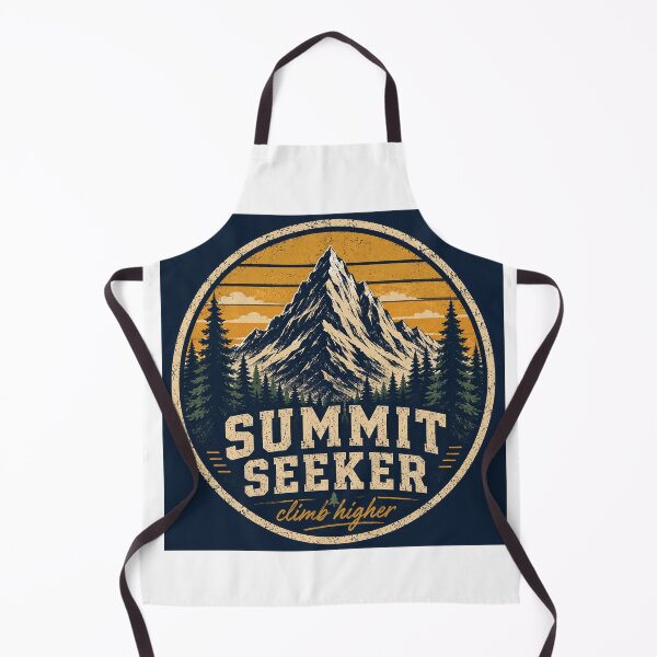 Item preview, Summit Seeker Vintage Mountain Hiking Design designed and sold by InkWanderStudio.