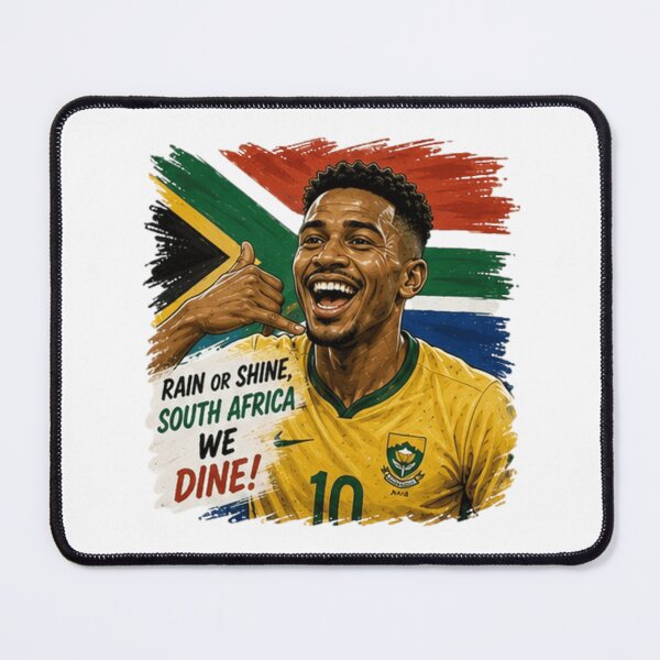 Item preview, South Africa World Cup 2026 Soccer Fan Design designed and sold by Pixanova.